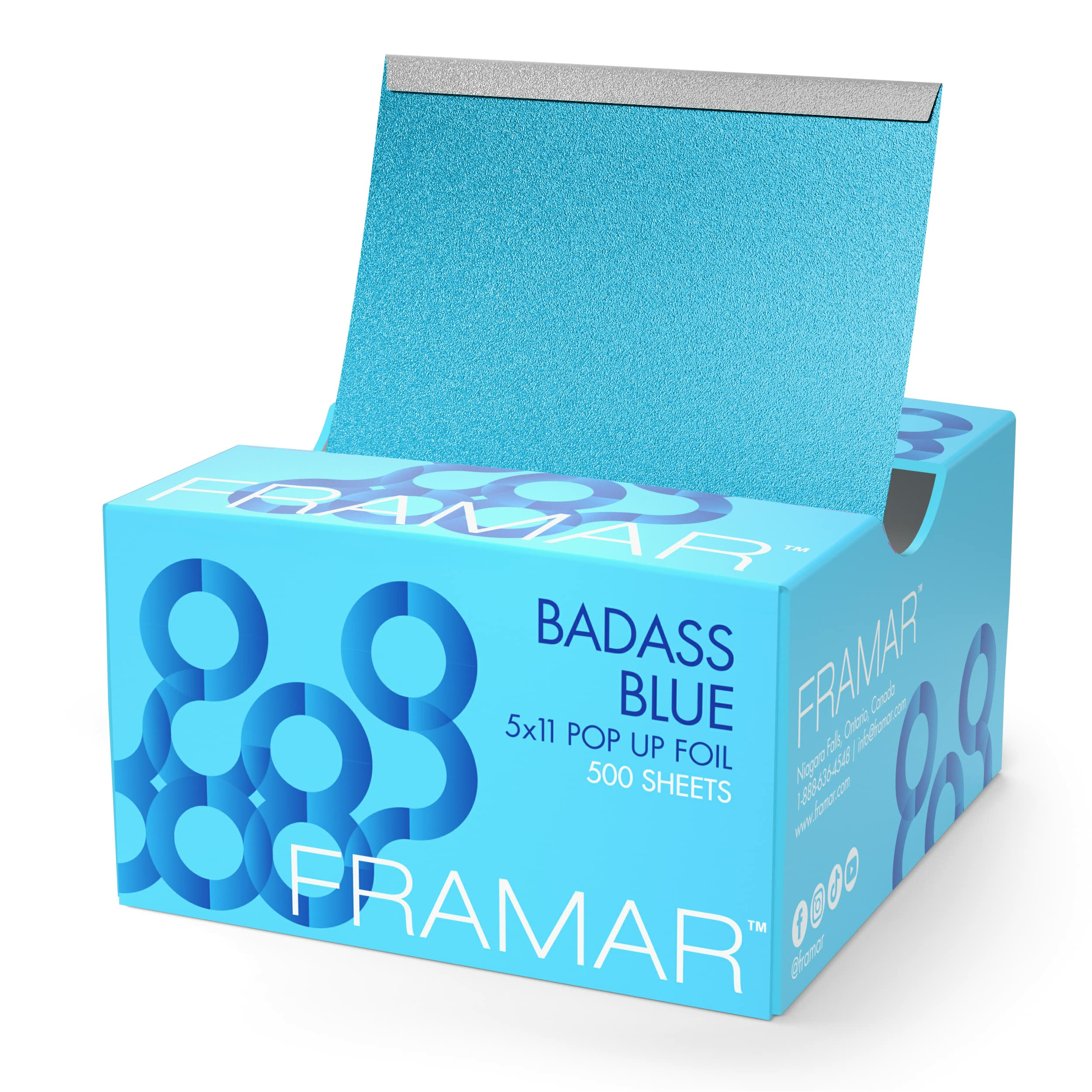 Framar Pop Up Foil BadAss Blue 500 Bl.