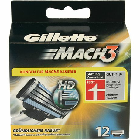 Gillette Mach3 Klingen 12er