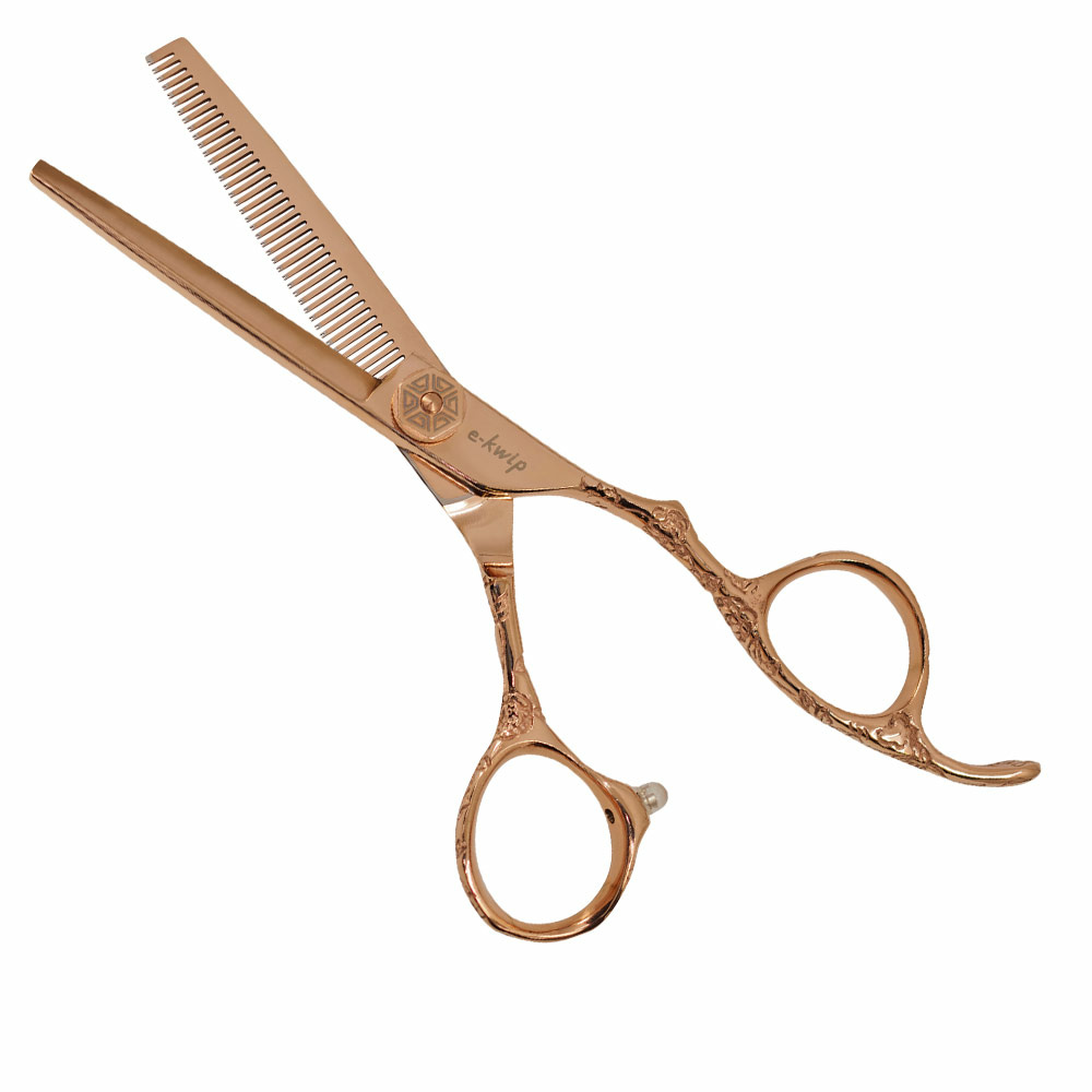 E-Kwip Schere Flower rosé-gold 40 Effi