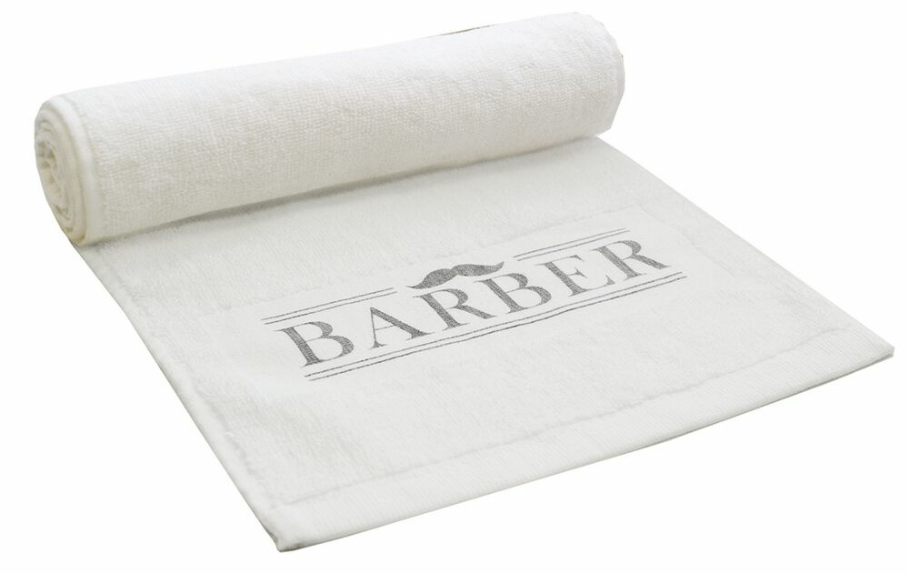T.D.Barber Towel Rasierhandtuch weiß