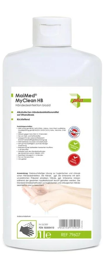 MyClean HB Händedesinfektion biozid 1L