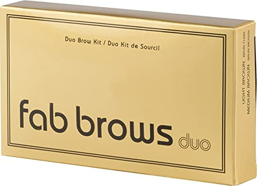 Fab Brows Duo Kit Dark Brown+Chocolate