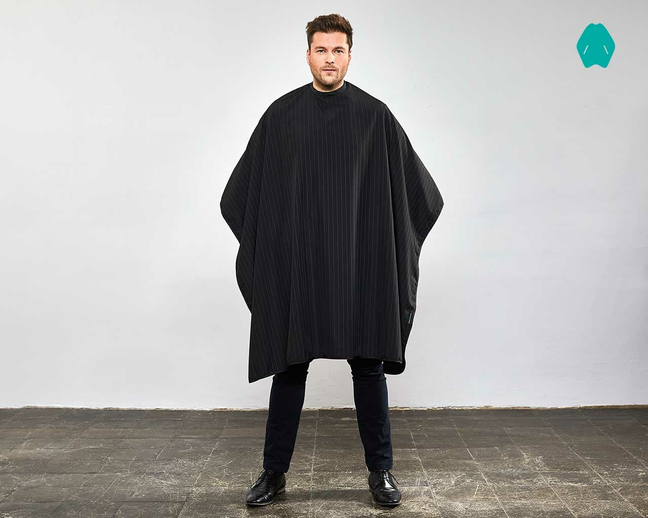 T.D. Mens Cape schwarz